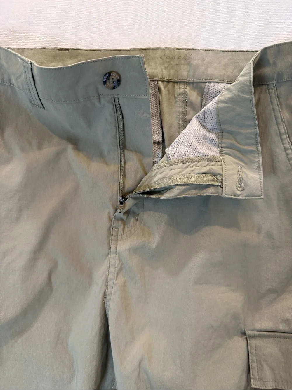 Eddie Bauer Olive Cargo Shorts